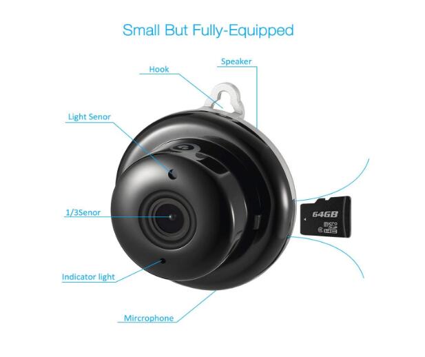 960P Wireless home monitoring mini IP camera